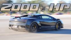 Insane 2000+hp X Version Lamborghini Goes 233 mph