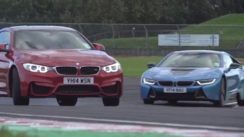 BMW i8 vs M4 Track Battle