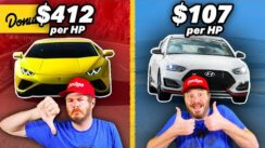 List of Cars with the Most Horsepower Per Dollar