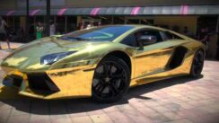 World’s First Gold Plated Lamborghini Aventador