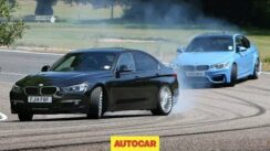 BMW M3 vs Diesel Alpina D3 in a Fast Saloon Showdown