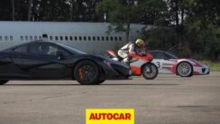 McLaren P1 vs Porsche 918 Spyder vs Ducati 1199 Superleggera