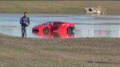 2000HP Lamborghini Loses Control Into Lake