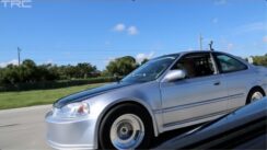 Turbo Civic Battles Modified Corvette ZR1