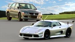Mitsubishi Evo 8 FQ400 vs Noble M400