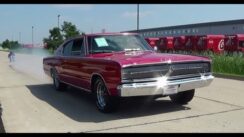 Test Drive and Burnout 1966 Dodge Charger