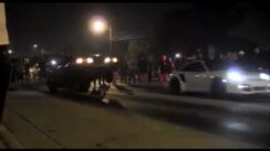 Mustang Destroys Built Porsche on the Street