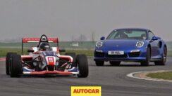 Can a Porsche 911 Turbo S outrun a Formula 4 Car?