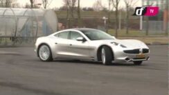 Fisker Karma Drifting