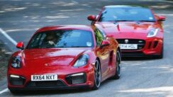 Jaguar F-Type Coupe vs Porsche Cayman GTS